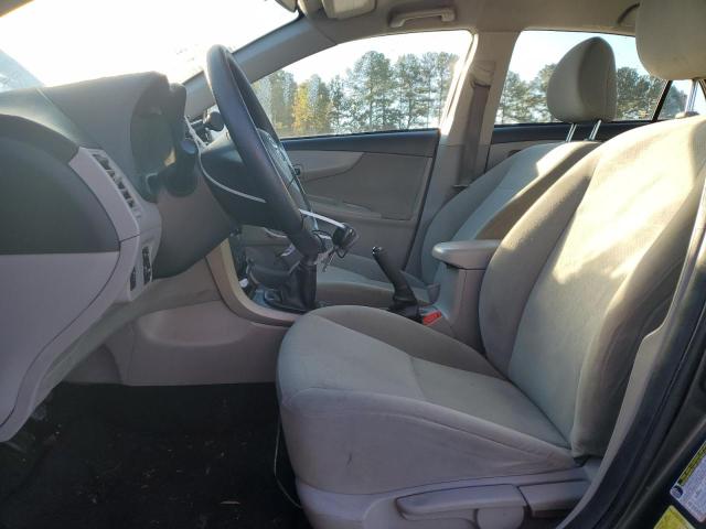 2T1BU4EE4BC614034 - 2011 TOYOTA COROLLA BASE GRAY photo 7