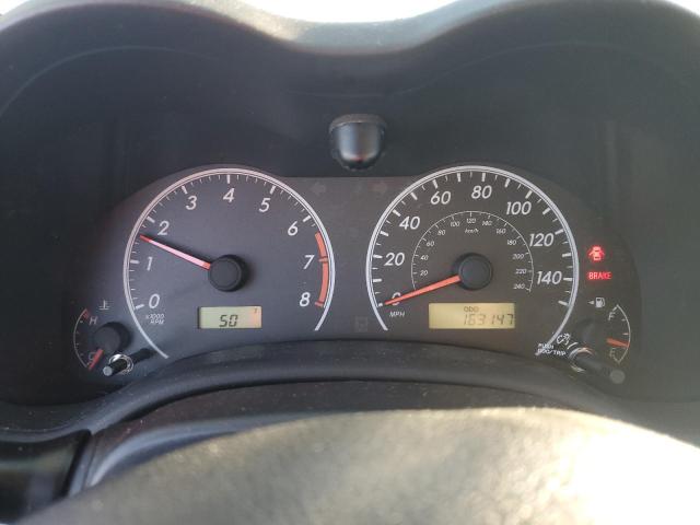 2T1BU4EE4BC614034 - 2011 TOYOTA COROLLA BASE GRAY photo 9