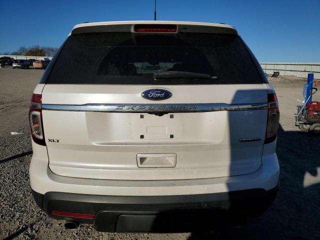 1FM5K7D87EGA73045 - 2014 FORD EXPLORER XLT WHITE photo 6
