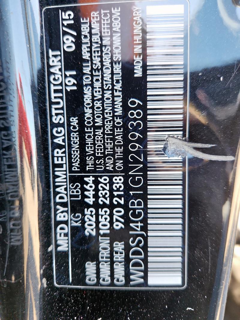 WDDSJ4GB1GN299389 - 2016 MERCEDES-BENZ CLA 250 4MATIC BLACK photo 12