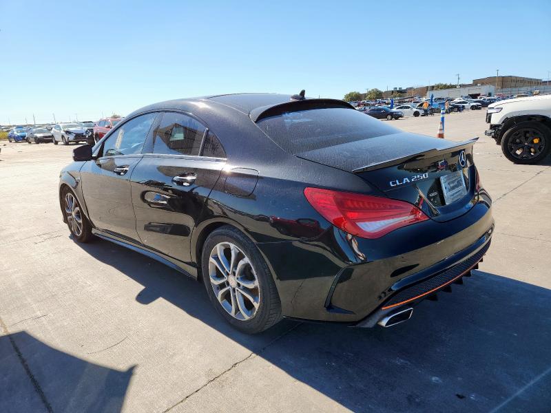 WDDSJ4GB1GN299389 - 2016 MERCEDES-BENZ CLA 250 4MATIC BLACK photo 2