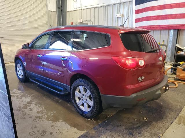 1GNKVGED7CJ269374 - 2012 CHEVROLET TRAVERSE LT RED photo 2