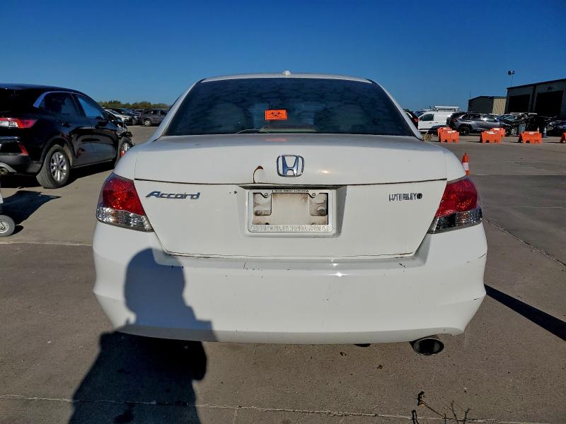 1HGCP26898A123434 - 2008 HONDA ACCORD EXL WHITE photo 6
