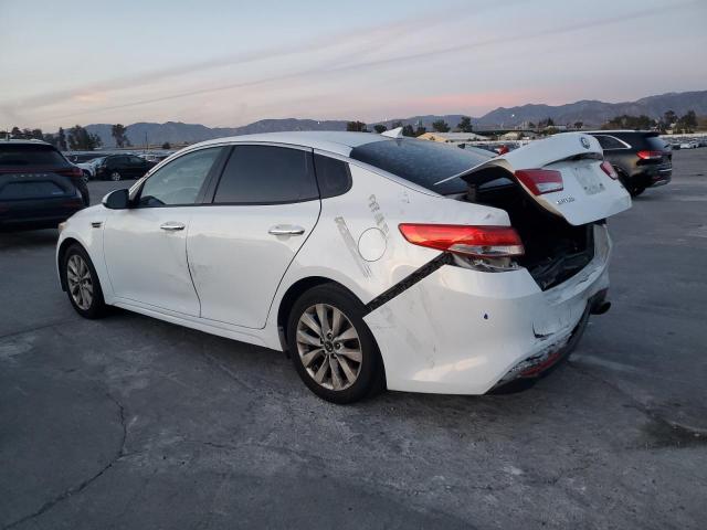5XXGU4L33HG144877 - 2017 KIA OPTIMA EX WHITE photo 2