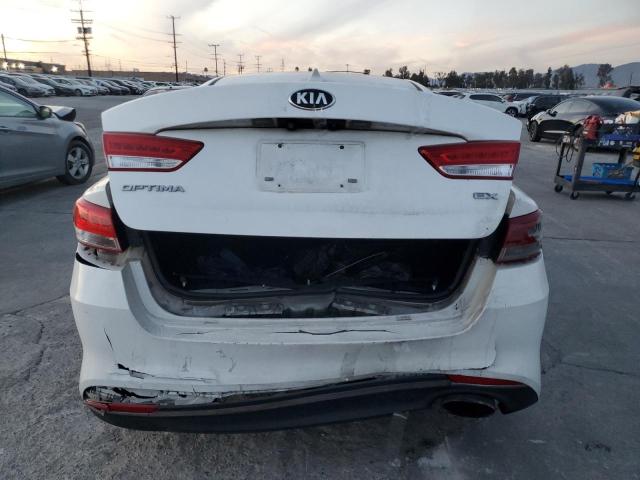 5XXGU4L33HG144877 - 2017 KIA OPTIMA EX WHITE photo 6