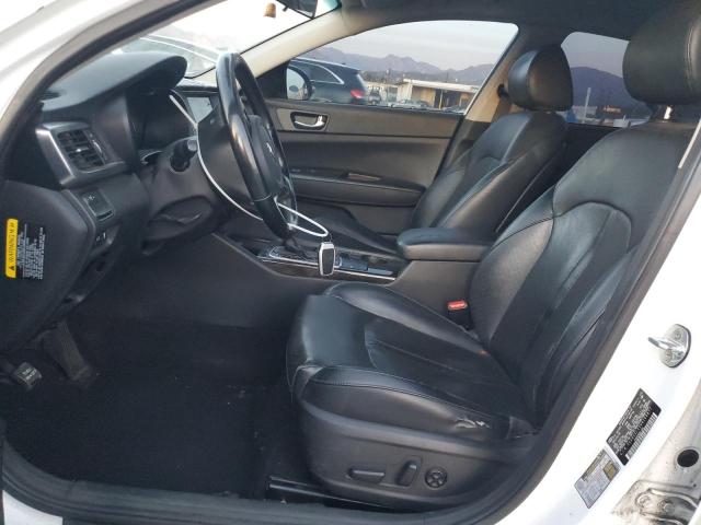 5XXGU4L33HG144877 - 2017 KIA OPTIMA EX WHITE photo 7