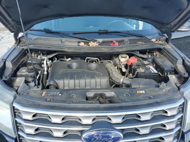 1FM5K7DH1GGC01296 - 2016 FORD EXPLORER XLT BLACK photo 11