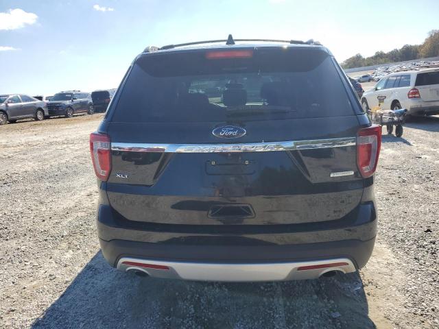 1FM5K7DH1GGC01296 - 2016 FORD EXPLORER XLT BLACK photo 6