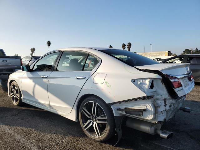 1HGCR2F5XGA073285 - 2016 HONDA ACCORD SPORT WHITE photo 2