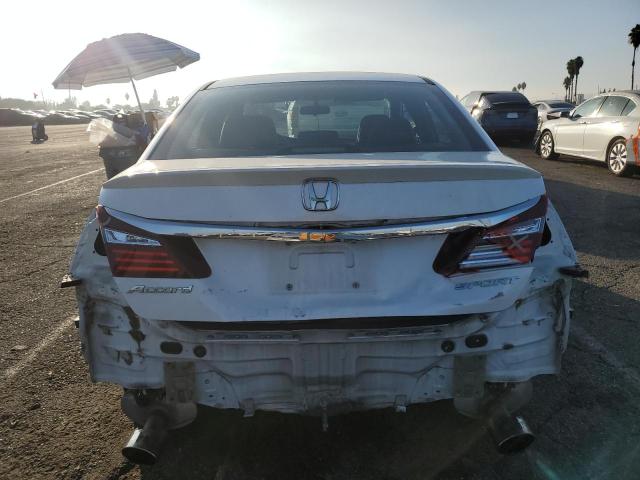 1HGCR2F5XGA073285 - 2016 HONDA ACCORD SPORT WHITE photo 6