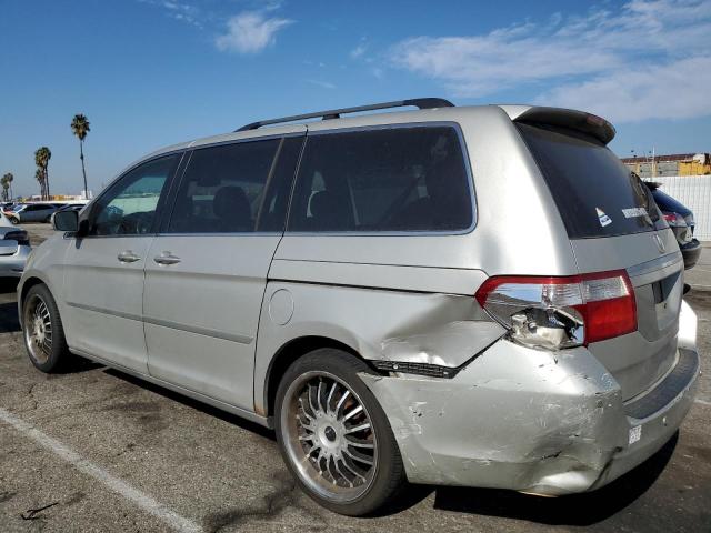 5FNRL38845B028421 - 2005 HONDA ODYSSEY TOURING SILVER photo 2