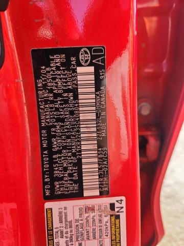 2T1KR32E35C408045 - 2005 TOYOTA COROLLA MA XR RED photo 13