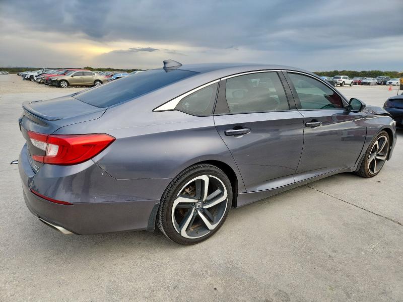 1HGCV2F31LA030958 - 2020 HONDA ACCORD SPORT GRAY photo 3