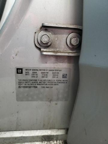 2G1105S37J9117504 - 2018 CHEVROLET IMPALA LT SILVER photo 12