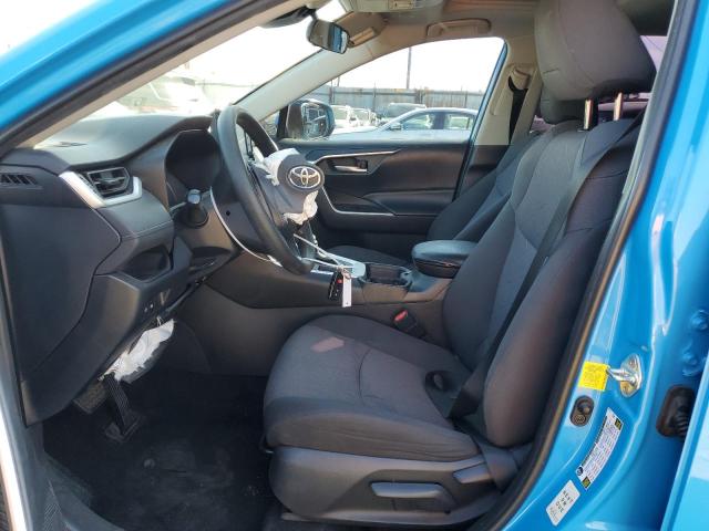 2T3W1RFV2KC005165 - 2019 TOYOTA RAV4 XLE BLUE photo 7