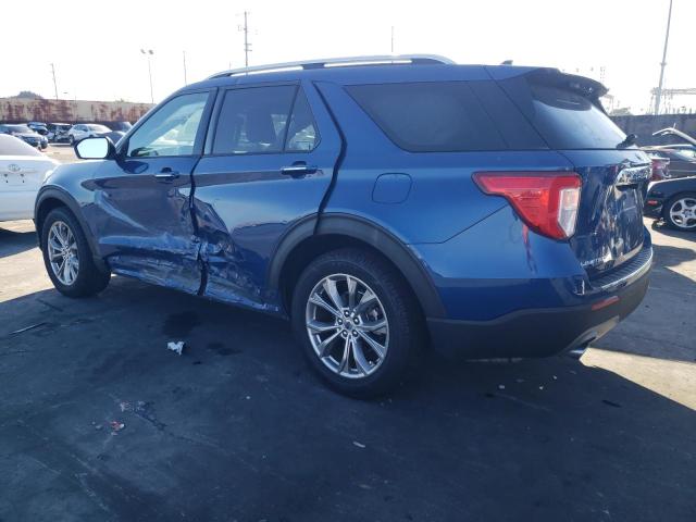 1FMSK7FH7NGA79833 - 2022 FORD EXPLORER LIMITED 蓝色 照片 2