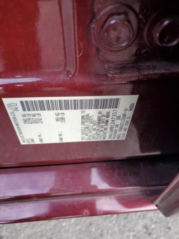 1N4AL2AP8CC247357 - 2012 NISSAN ALTIMA BASE BURGUNDY photo 13
