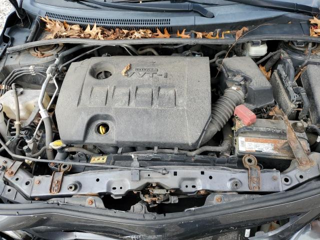 2T1BU4EE0BC725664 - 2011 TOYOTA COROLLA BASE فضي صورة 11