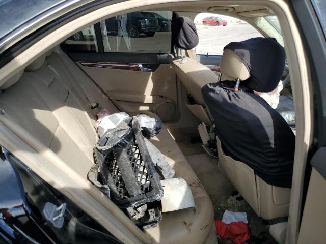 WDDGF8BB5BR169204 - 2011 MERCEDES-BENZ C 300 4MATIC BLACK photo 10