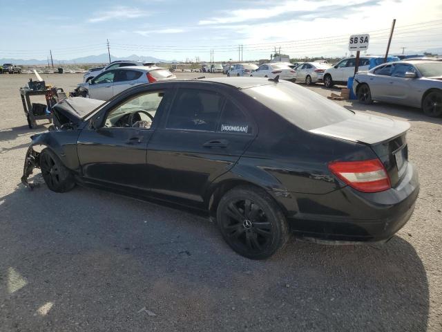 WDDGF8BB5BR169204 - 2011 MERCEDES-BENZ C 300 4MATIC BLACK photo 2