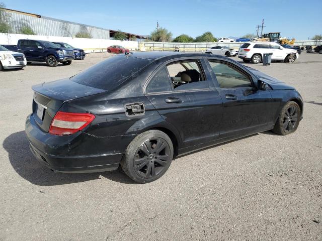 WDDGF8BB5BR169204 - 2011 MERCEDES-BENZ C 300 4MATIC BLACK photo 3