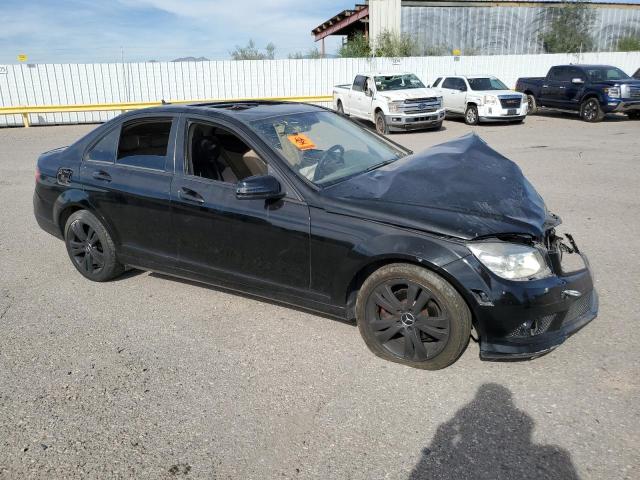 WDDGF8BB5BR169204 - 2011 MERCEDES-BENZ C 300 4MATIC BLACK photo 4
