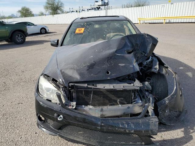 WDDGF8BB5BR169204 - 2011 MERCEDES-BENZ C 300 4MATIC BLACK photo 5