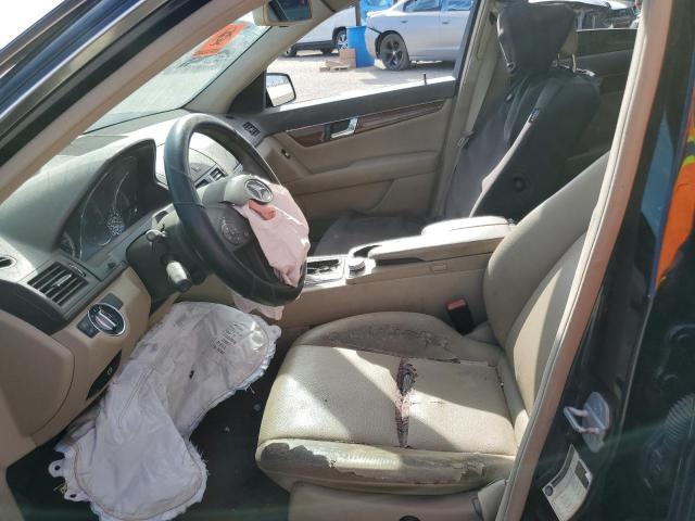 WDDGF8BB5BR169204 - 2011 MERCEDES-BENZ C 300 4MATIC BLACK photo 7