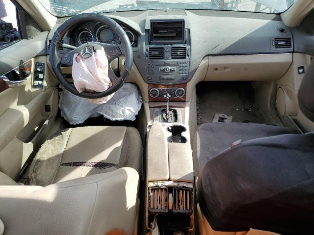 WDDGF8BB5BR169204 - 2011 MERCEDES-BENZ C 300 4MATIC BLACK photo 8