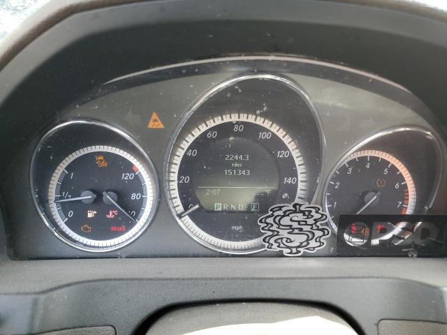 WDDGF8BB5BR169204 - 2011 MERCEDES-BENZ C 300 4MATIC BLACK photo 9