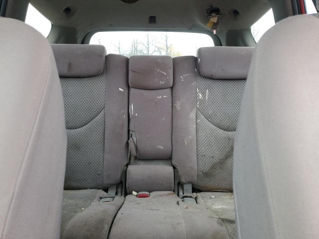 JTMZD33V766008753 - 2006 TOYOTA RAV4 RED photo 10