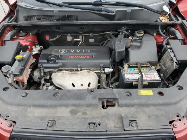 JTMZD33V766008753 - 2006 TOYOTA RAV4 RED photo 12