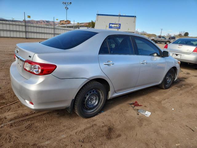 2T1BU4EE9DC105723 - 2013 TOYOTA COROLLA BASE SILVER photo 3