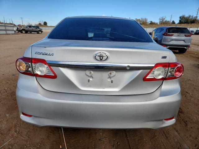 2T1BU4EE9DC105723 - 2013 TOYOTA COROLLA BASE SILVER photo 6