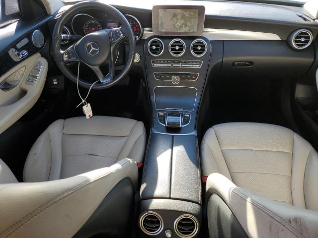55SWF4KBXGU171749 - 2016 MERCEDES-BENZ C 300 4MATIC WHITE photo 8