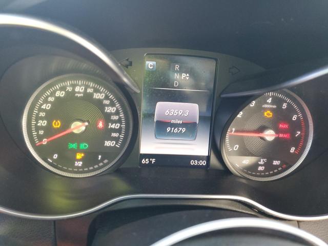 55SWF4KBXGU171749 - 2016 MERCEDES-BENZ C 300 4MATIC WHITE photo 9