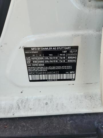 WDCTG4EB5JJ483422 - 2018 MERCEDES-BENZ GLA 250 白色 照片 13