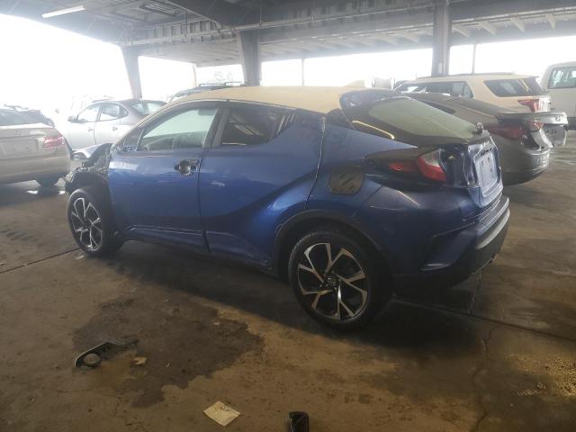 JTNKHMBXXJ1004938 - 2018 TOYOTA C-HR XLE BLUE photo 2