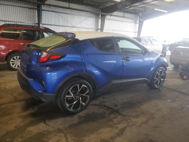 JTNKHMBXXJ1004938 - 2018 TOYOTA C-HR XLE BLUE photo 3