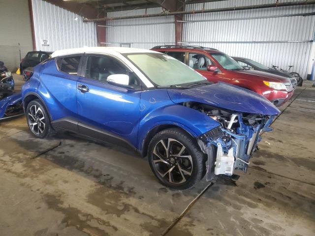 JTNKHMBXXJ1004938 - 2018 TOYOTA C-HR XLE BLUE photo 4