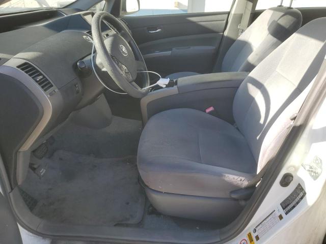 JTDKB20U163157805 - 2006 TOYOTA PRIUS WHITE photo 7