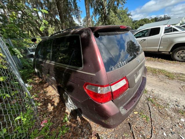5FNRL38447B116613 - 2007 HONDA ODYSSEY EX PURPLE photo 3