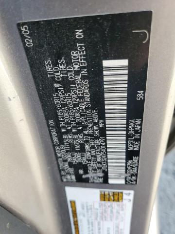 JTLKT324754014791 - 2005 TOYOTA SCION XB GRAY photo 12