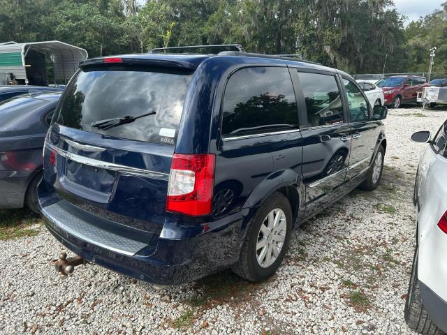 2C4RC1CG2CR413478 - 2012 CHRYSLER TOWN & COU TOURING L BLUE photo 4