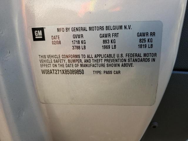 W08AT271X85089850 - 2008 SATURN ASTRA XR ვერცხლისფერი ფოტო 13