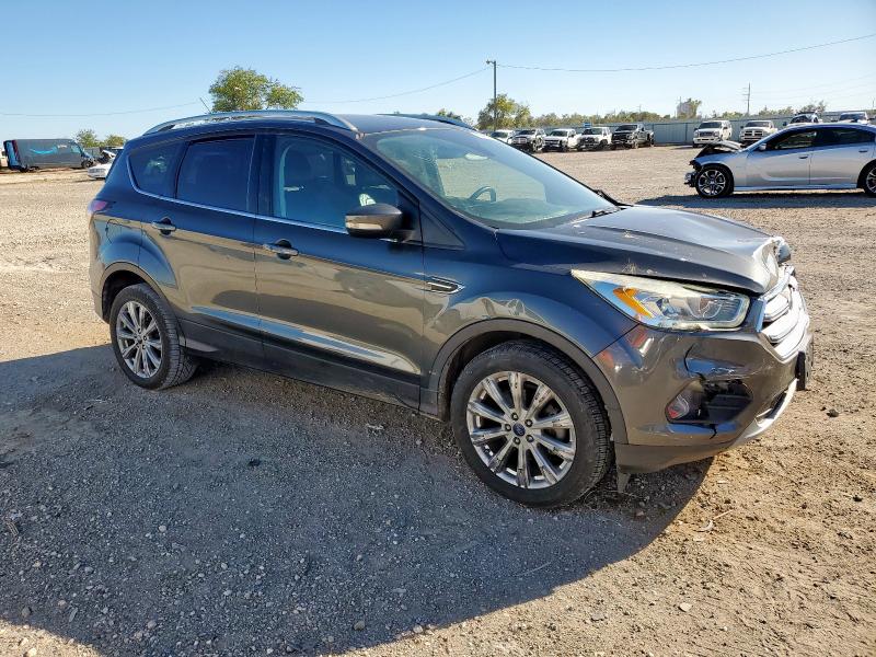 1FMCU0JD0HUE47074 - 2017 FORD ESCAPE TITANIUM GRAY photo 4