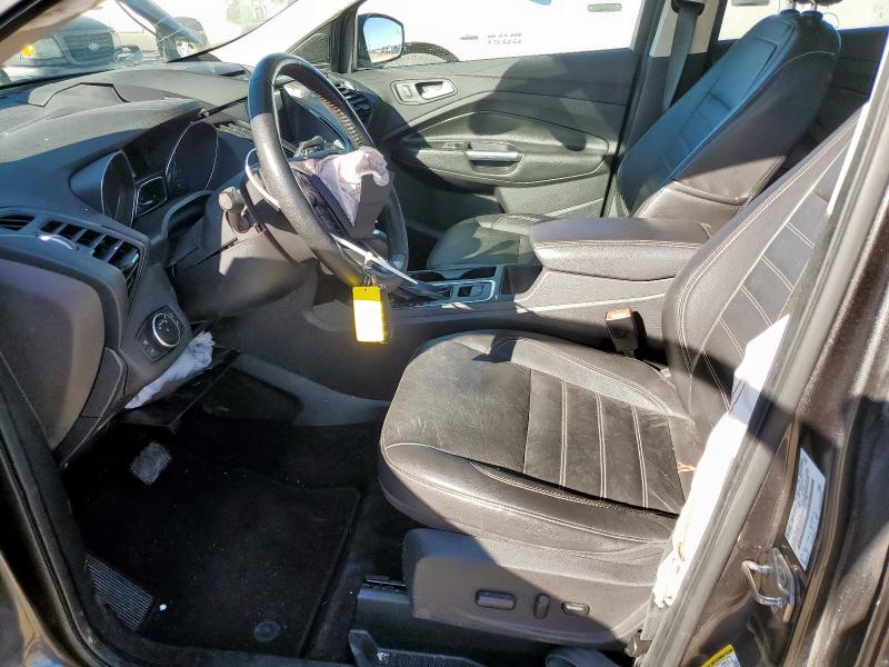 1FMCU0JD0HUE47074 - 2017 FORD ESCAPE TITANIUM GRAY photo 7