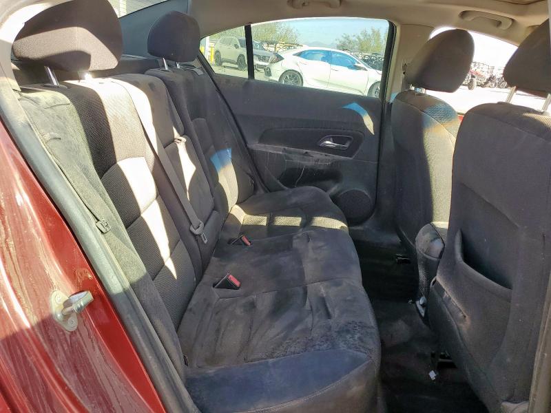 1G1PF5SCXC7383371 - 2012 CHEVROLET CRUZE LT მუქწითელი ფოტო 10