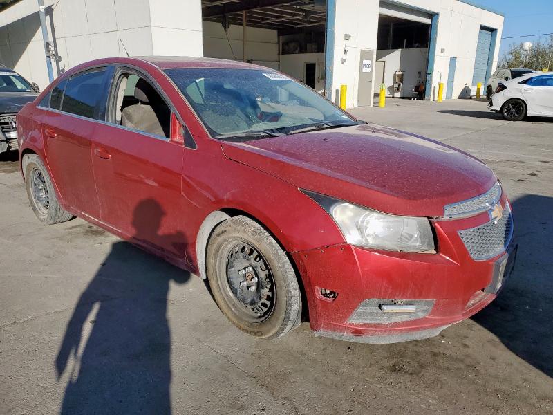 1G1PF5SCXC7383371 - 2012 CHEVROLET CRUZE LT მუქწითელი ფოტო 4