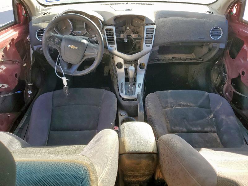 1G1PF5SCXC7383371 - 2012 CHEVROLET CRUZE LT მუქწითელი ფოტო 8